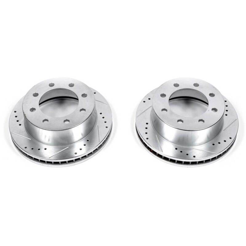 Power Stop Evolution Drilled & Slotted Rotors for Dodge Ram 2500 & 3500 (Pair) gallery