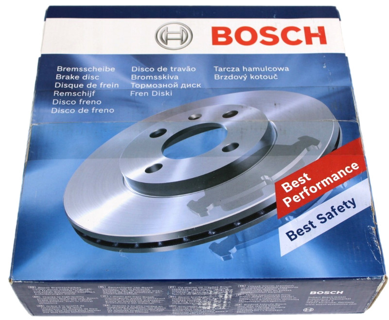 1x Bosch BD1577 brake disc ø345 mm front for Audi A4 A5 A6 A7 Q5 Porsche Macan