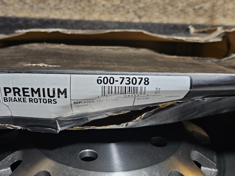 DFC 600-73078 - Premium Front Brake Rotor For 2019-2025 Audi A6 A7 17-26 Audi Q7 gallery