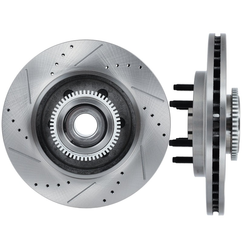 Front Brake Rotor Fits Lincoln Mark Lt 2006 - 2008 Rwd 6 Lug Ventilated Drill gallery