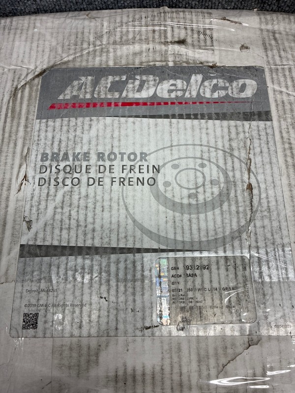 ACDelco Silver 18A9A Front Disc Brake Rotor & Hub Assembly 19312992 Non-Coated gallery