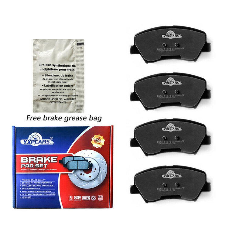 Front Rear Ceramic Brake Pads Brake Rotors For 2009-2014 2016-2022 Nissan Maxima gallery