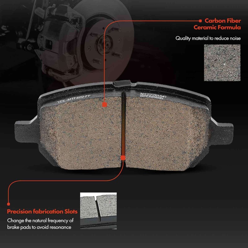 12x Front & Rear Drilled Brake Rotors & Ceramic Brake Pads for Chevrolet Saturn gallery