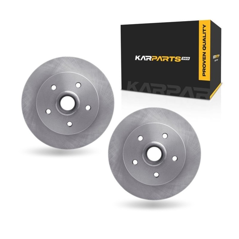 For Volkswagen Vanagon 1990 1991 Brake Rotor Set Front | Cast Iron | Rotors Only