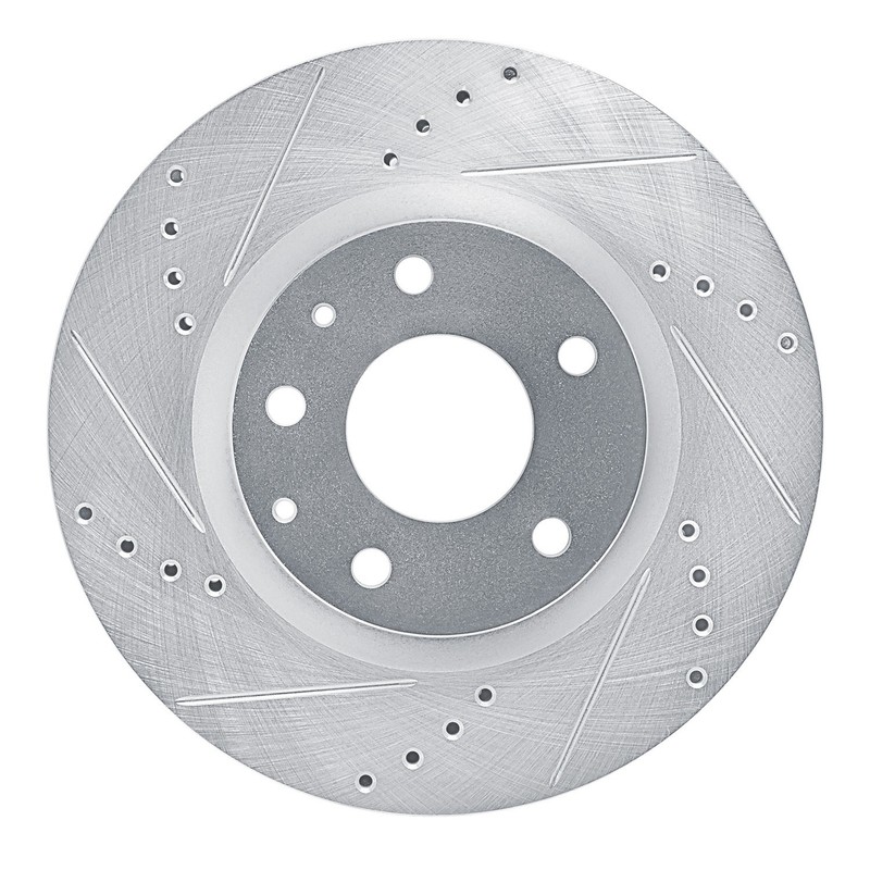 For Mazda 3 19-25 eLINE Drilled & Slotted 1-Piece Front Driver Side Brake Rotor gallery