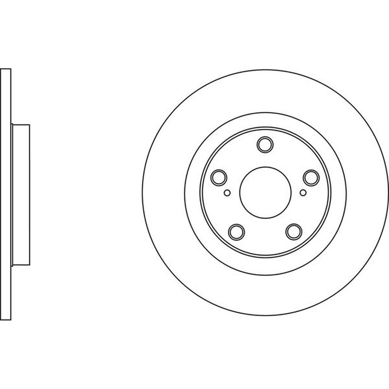 Apec Blue Brake Disc – Rear SDK6299 Fits Toyota Avensis – OE Specification