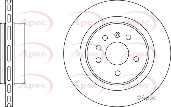 Brake Discs Pair Rear FOR SAAB 9-5 230bhp I 2.3 99->01 Petrol Apec gallery