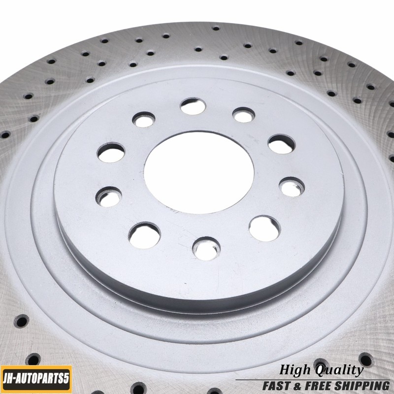 2*Front Floating Drilled Vented Rotor For Maserati Ghibli Quattroporte 670030935 gallery
