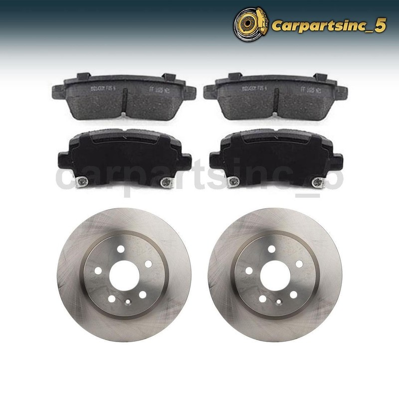 Rear Brake Pad Brake Rotor Fits Buick Allure Buick LaCrosse Buick Regal Saab 9-5