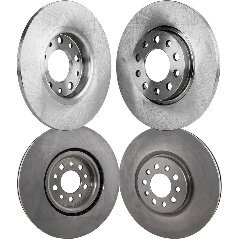 Front & Rear Brake Disc Rotors for Jeep Cherokee Chrysler 200 2015-2017