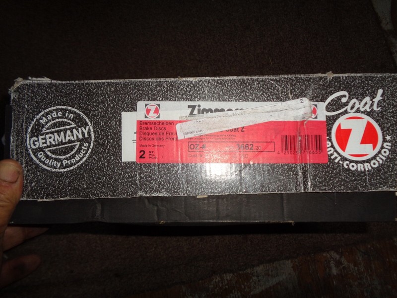 Zimmerman pn-400-3662-20 set of rear brake rotors 07-13 mercedes Benz gallery