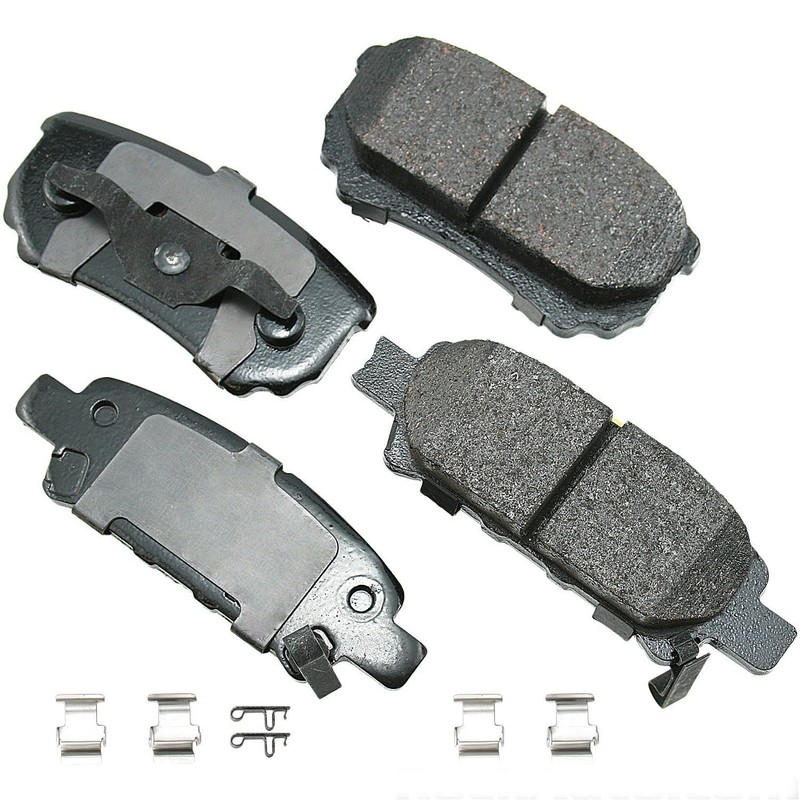 Akebono OEM Rear Ceramic Brake Pads Kit For 2007-2017 Jeep Compass 9 Yr Warranty