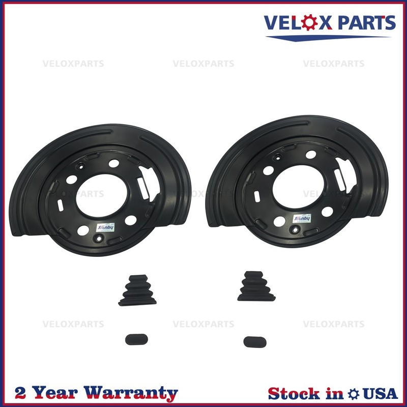 2Pcs Brake Backing Plate Dust Shield For 1999-06 Chevy Avalanche Express 924-223 gallery