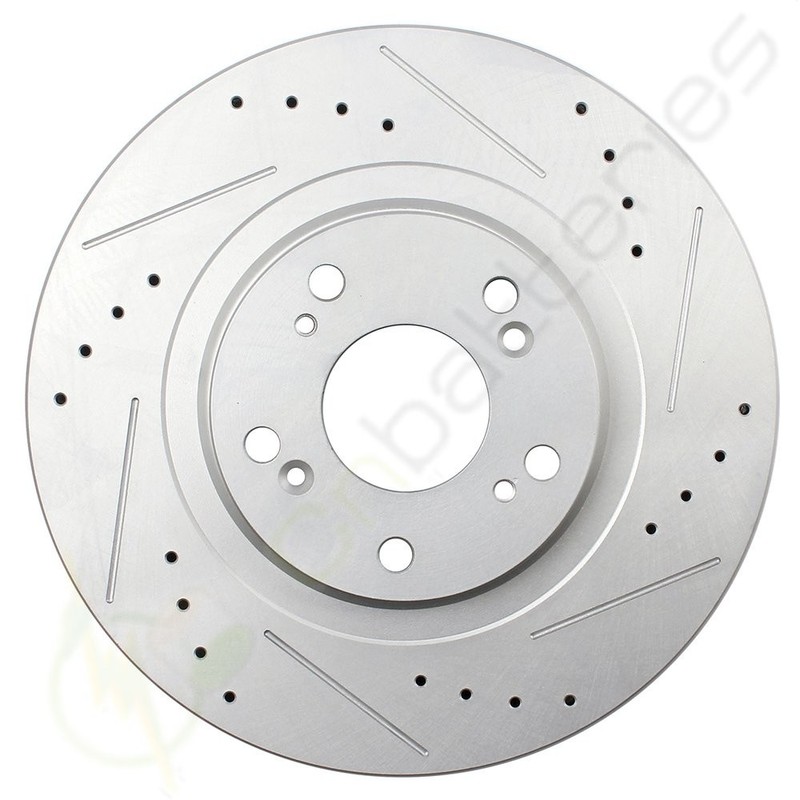 Front & Rear Brake Rotors + Ceramic Brake Pads For 02-06 Acura RSX Brakes Kit gallery