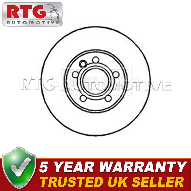Front 1x Brake Disc Fits Ford Galaxy VW Sharan Seat Alhambra 95WX1125BC