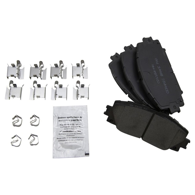 Front & Rear Posi Ceramic Disc Brake Pad & Rotor Kit for Toyota Lexus New gallery