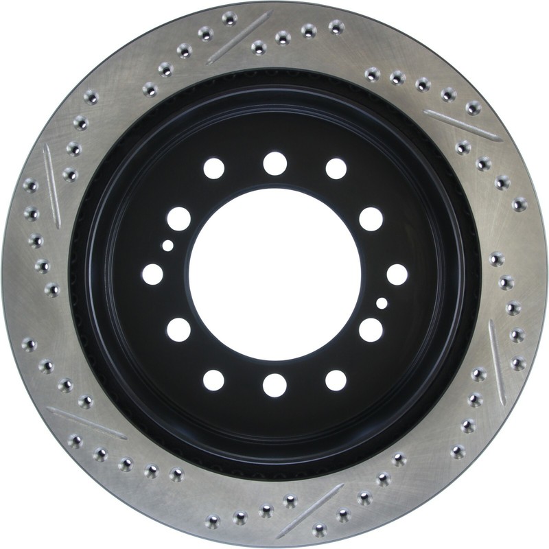 StopTech 127.44175L Drilled & Slotted Rear Brake Rotor for 10-19 Toyota 4Runner gallery