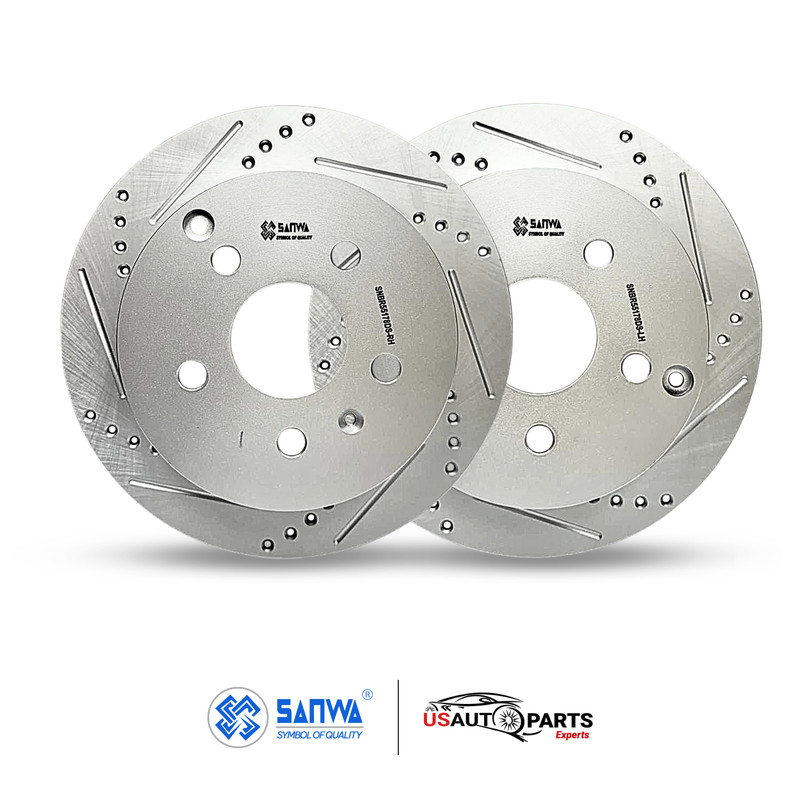 PAIR OF REAR BRAKE ROTOR VENTED & COATED DS 303mm FOR EQUINOX TERRAIN 10-17 2.4L gallery