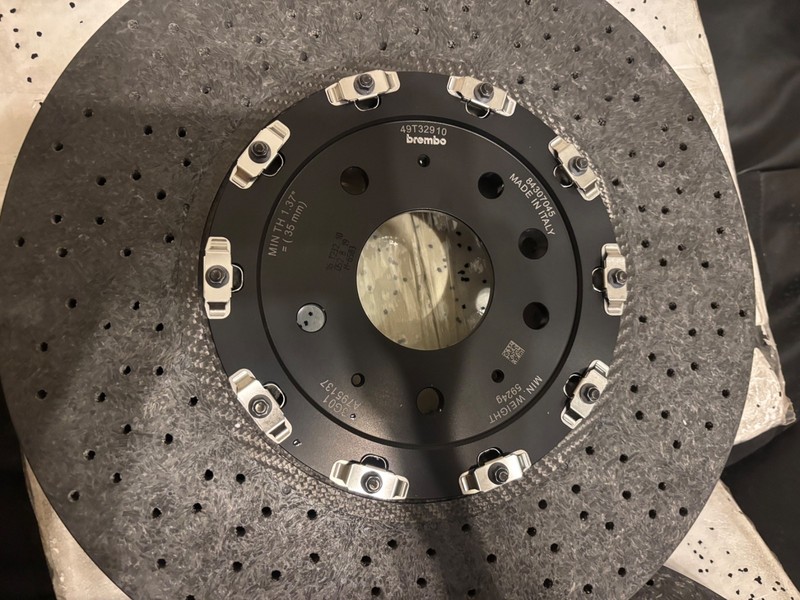 For Chevy Corvette 19 ACDelco 177-1251 Genuine GM Parts Plain Front Brake Rotor gallery