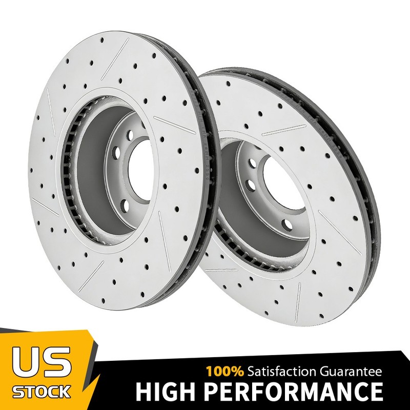 328mm Front Drilled Disc Brake Rotors for 2011 – 2014 2015 2016 2017 BMW X3 X4