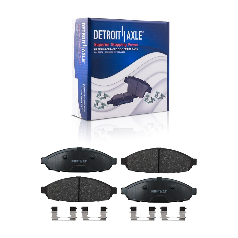 Front Rear Rotors + Ceramic Pad for 2003 - 2008 2009 2010 2011 Lincoln Town Car gallery
