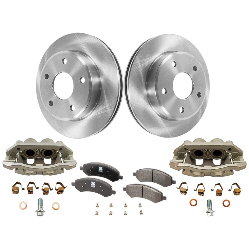 2-Wheel Set Brake Kit With Calipers Front for Ram Dakota Dodge 2009-2010