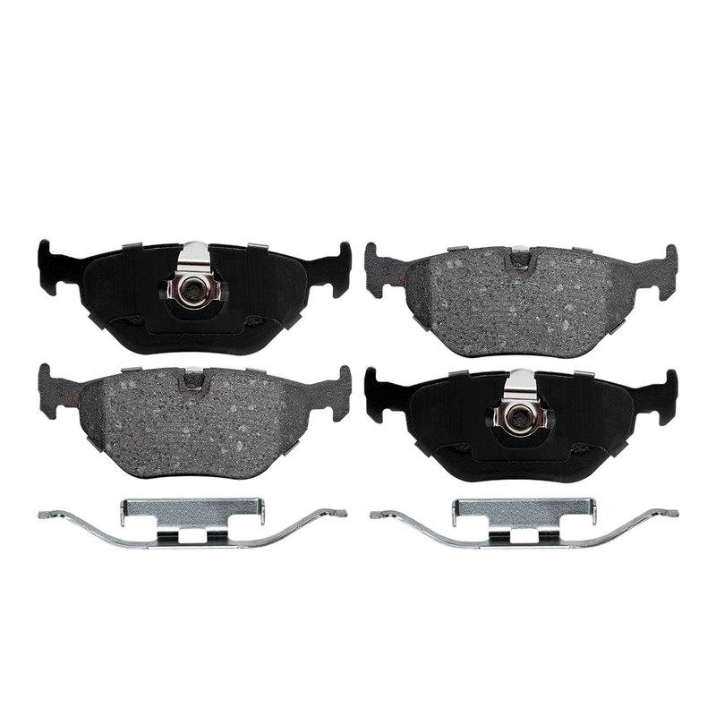 11.26" Front 10.86" Rear Disc Rotors and Ceramic Brake Pads for BMW 323i 320i gallery