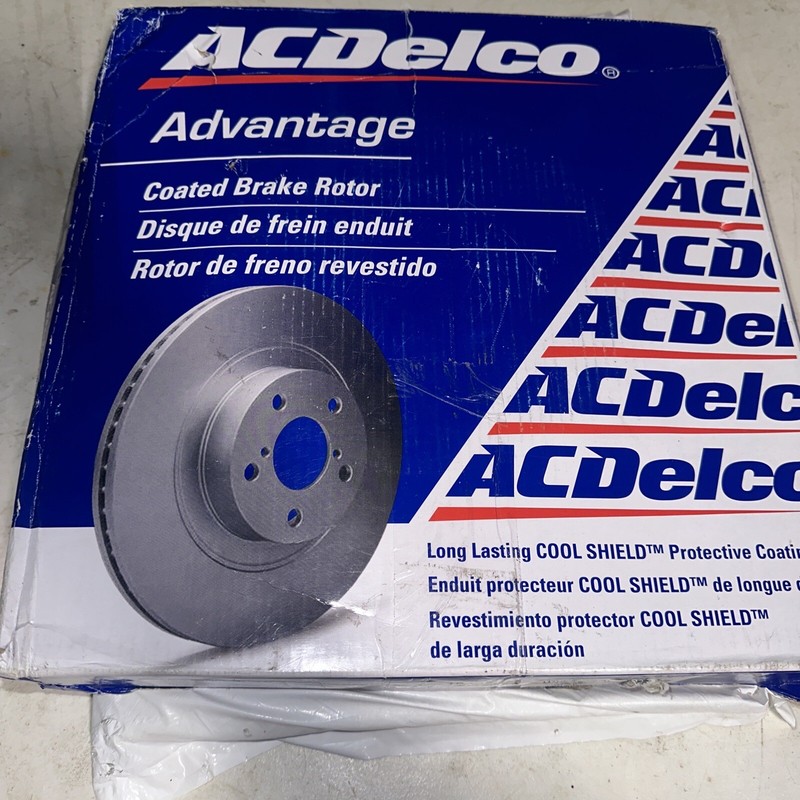 For Chevy Camaro 2016-2021 ACDelco 18A2733AC Silver Solid Rear Brake Rotor