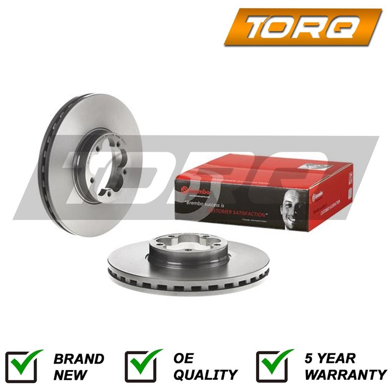 Brake Disc Front Torq Fits Ford Transit 2011- 2.0 D 2.2 dCi TDCi + Other Models