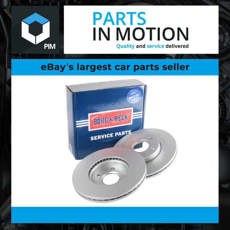 2x Brake Discs Pair Vented Front 278mm BBD4451 Borg & Beck Set 1223663 1223665