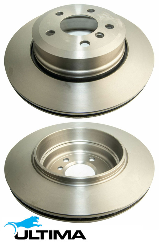 REAR VENTED DISC BRAKE ROTOR SET FOR BMW X SERIES X3 M47TUD20 2.0L I4 OD 320MM