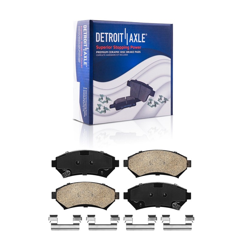 278mm Front Rear Rotors Brake Pads for 2000-05 Buick Lesabre Pontiac Bonneville gallery