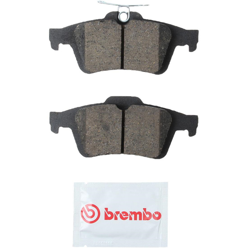 Fits 2004-2011 Volvo S40 Rear Brake Rotors & Ceramic Brake Pads - Brembo OE gallery