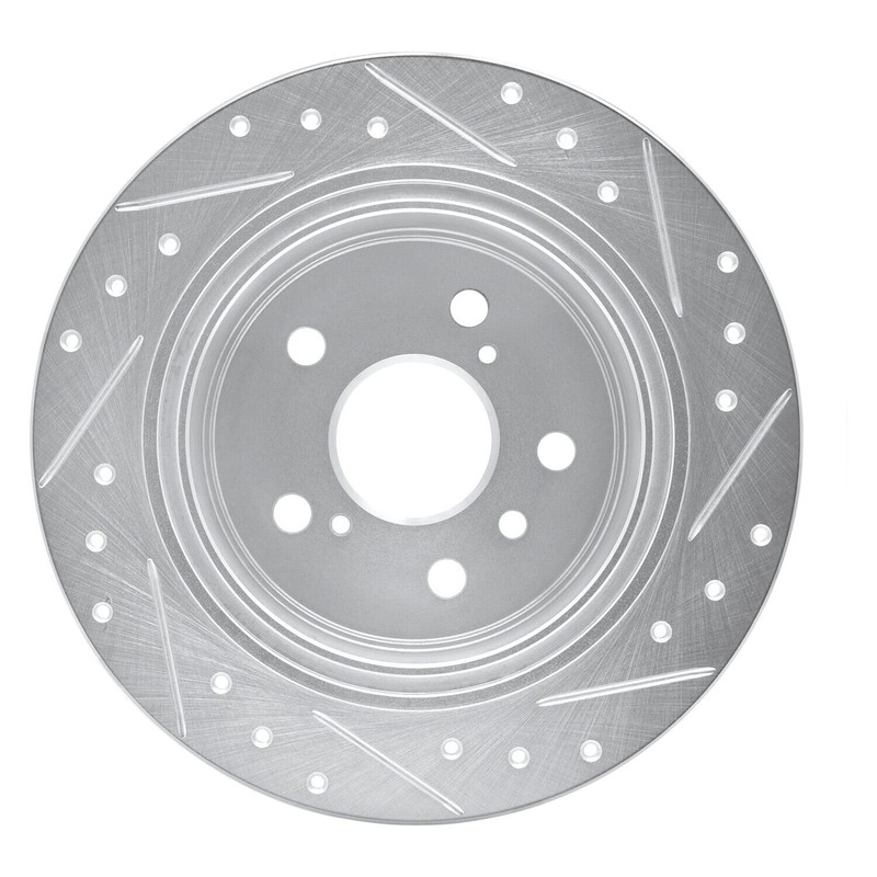 For Toyota Avalon 95-99 Brake Rotor eLINE Drilled & Slotted 1-Piece Rear Driver gallery