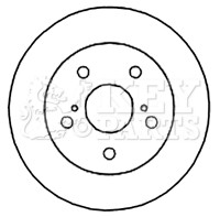 2x Brake Discs Pair Solid fits TOYOTA AURIS NRE150 1.33 Rear 09 to 12 1NR-FE Set gallery
