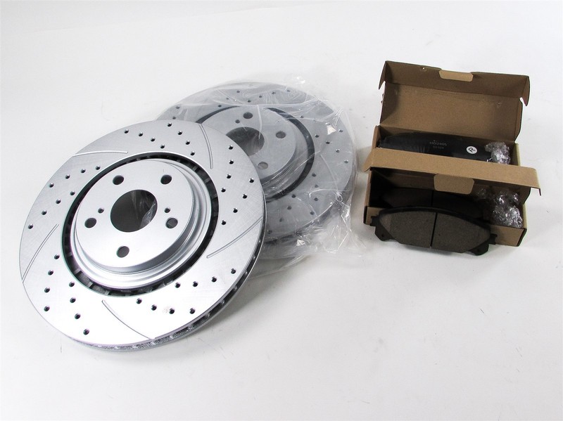Lexus NX300h (15-21) Toyota HIGHLANDER (08-19) NEW Vented FRONT Rotor w/Pads