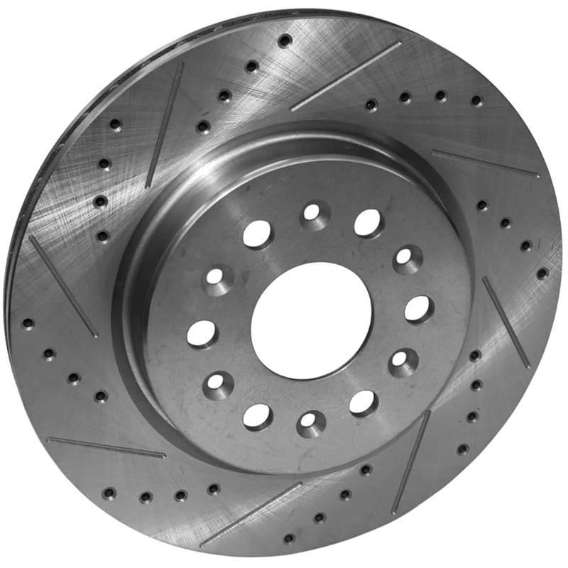 2x Rear Drilled Brake Rotors for Chevy Traverse 18-23 GMC Acadia Buick Cadillac gallery