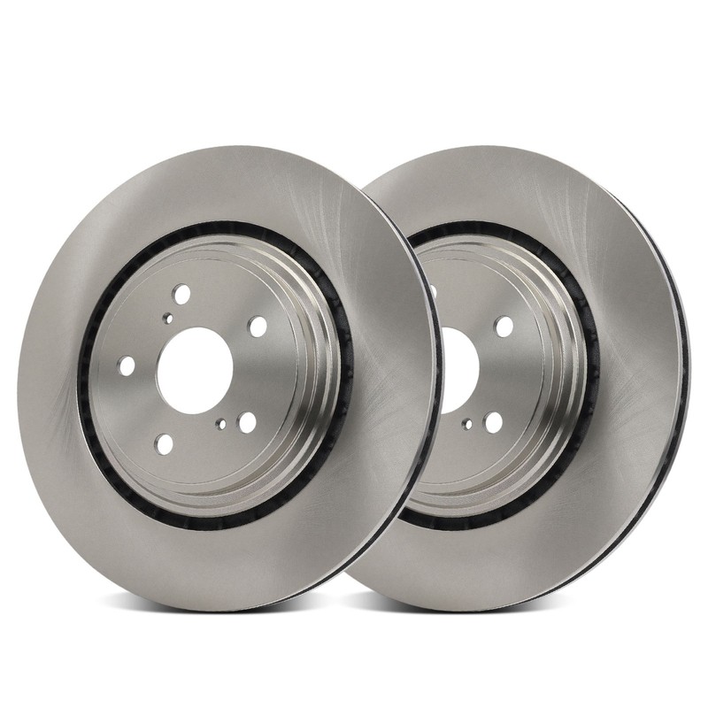 2Pcs 340mm Front Disc Brake Rotors for Toyota Highlander 2020-2025 Lexus RX350
