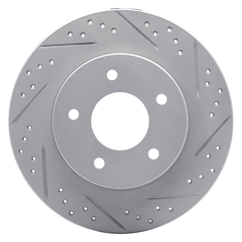 For Cadillac Eldorado 92-02 Brake Rotor DFC Drilled & Slotted Rear Passenger
