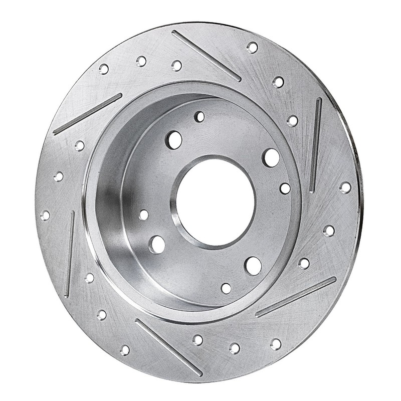 Rear Drilled and Slotted Disc Brake Rotors for 1991 - 1997 Honda Accord Acura CL gallery