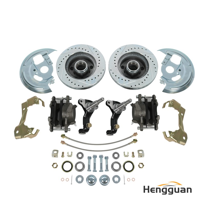 Power Disc Brake Conversion Kit, Drilled & Slotted Rotors for 1967-1969 Camaro gallery