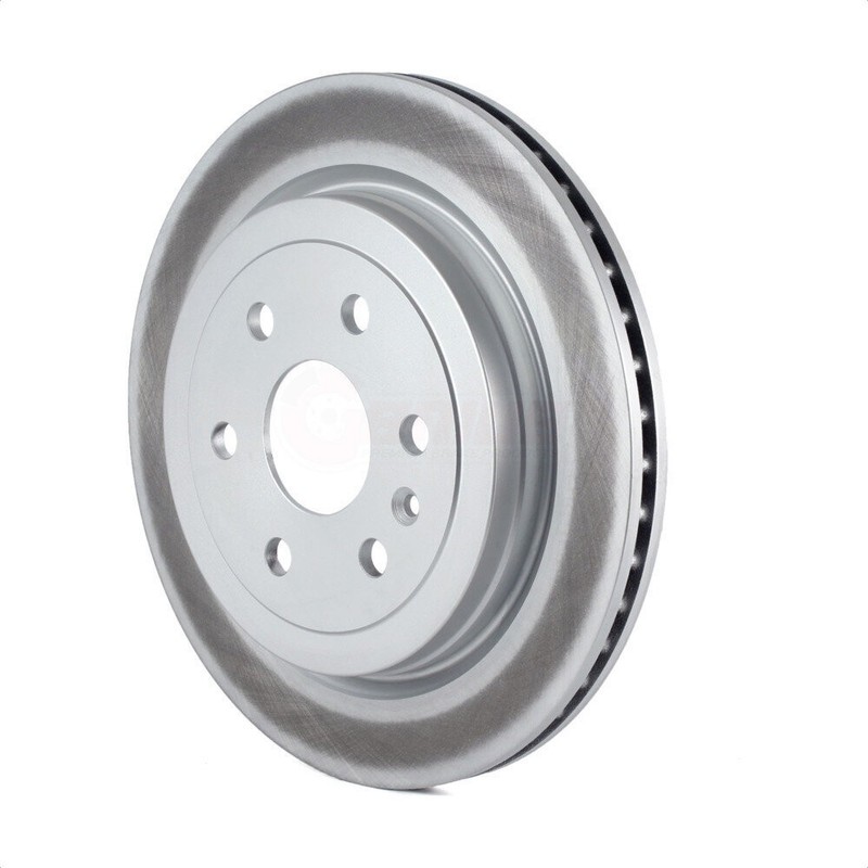 Coated Disc Brake Rotors & Semi-Metallic Pad Rear Kit For Cadillac SRX Saab 9-4X gallery
