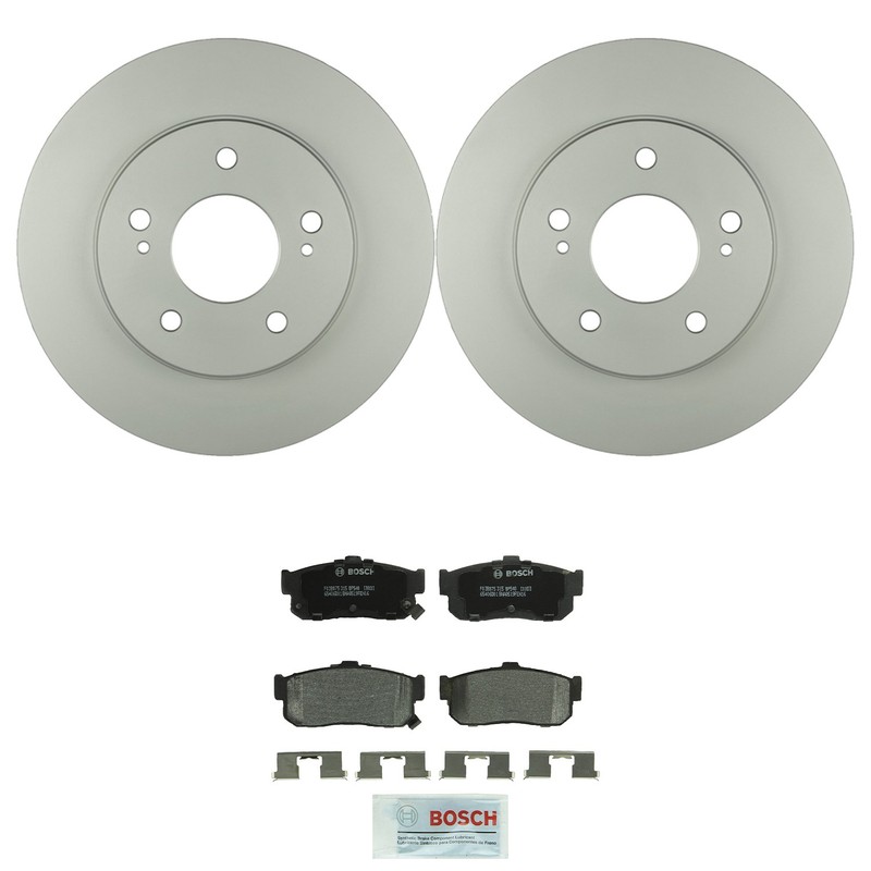 Bosch Rear Disc Brake Rotors & Semi-Met Brake Pads Kit for I30 Maxima 3.0L V6