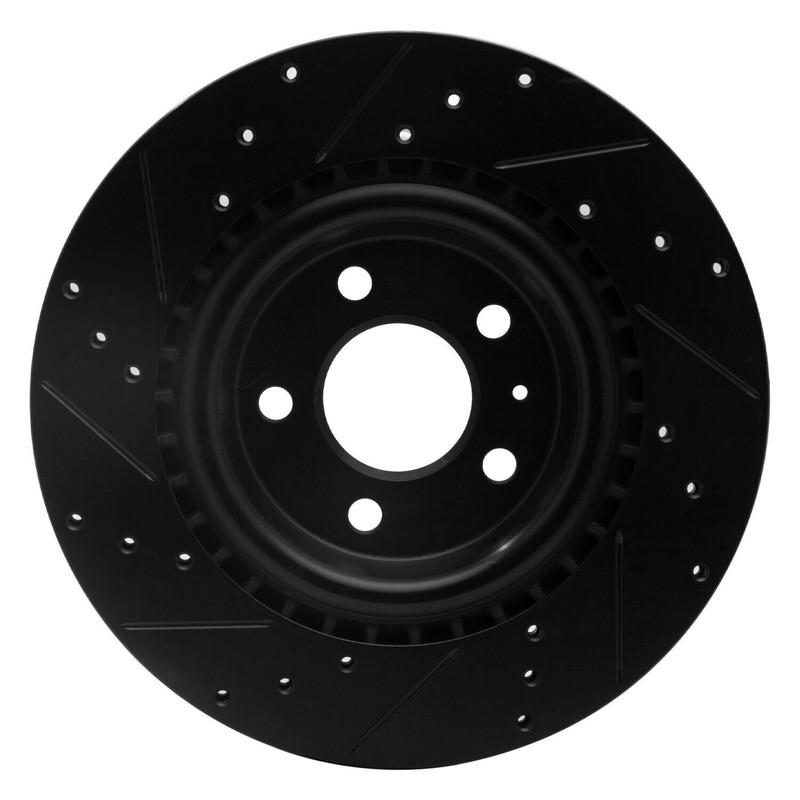 For Audi Q5 Sportback 21-26 Brake Rotor eLINE Drilled & Slotted 1-Piece Rear gallery