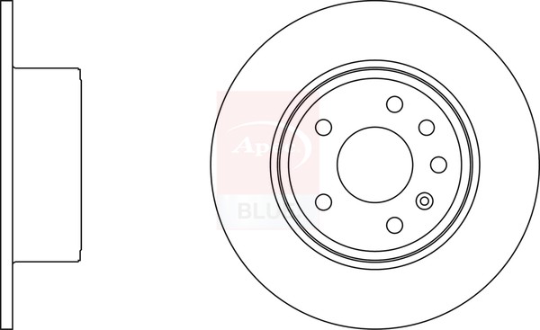 2x Brake Discs Pair Solid fits OPEL VECTRA B 2.2 Rear 00 to 03 Z22SE 286mm Set gallery