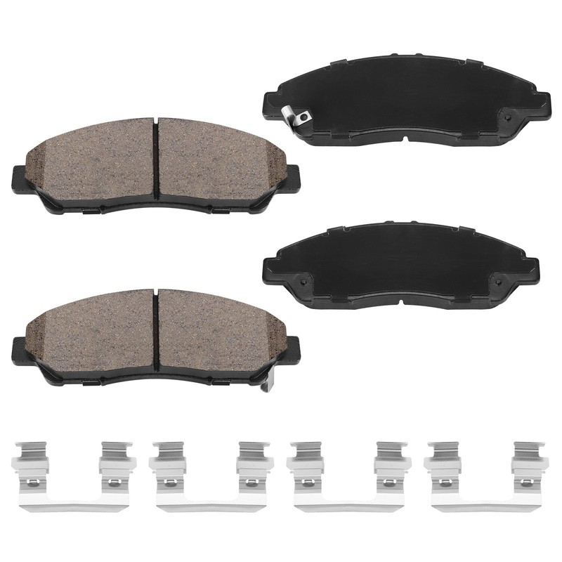 Front Disc Brake Rotors Ceramic Brake Pads Kit for Honda Pilot Acura MDX RLX ZDX gallery