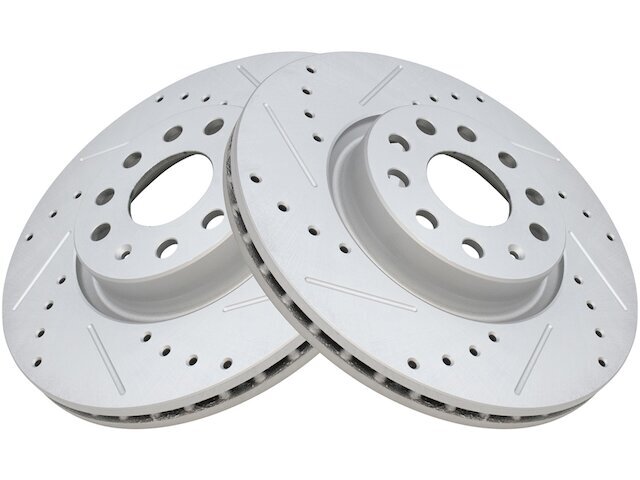TRQ 84PJ51B Front Brake Rotor Set Fits 2006-2013, 2015-2020 Audi A3