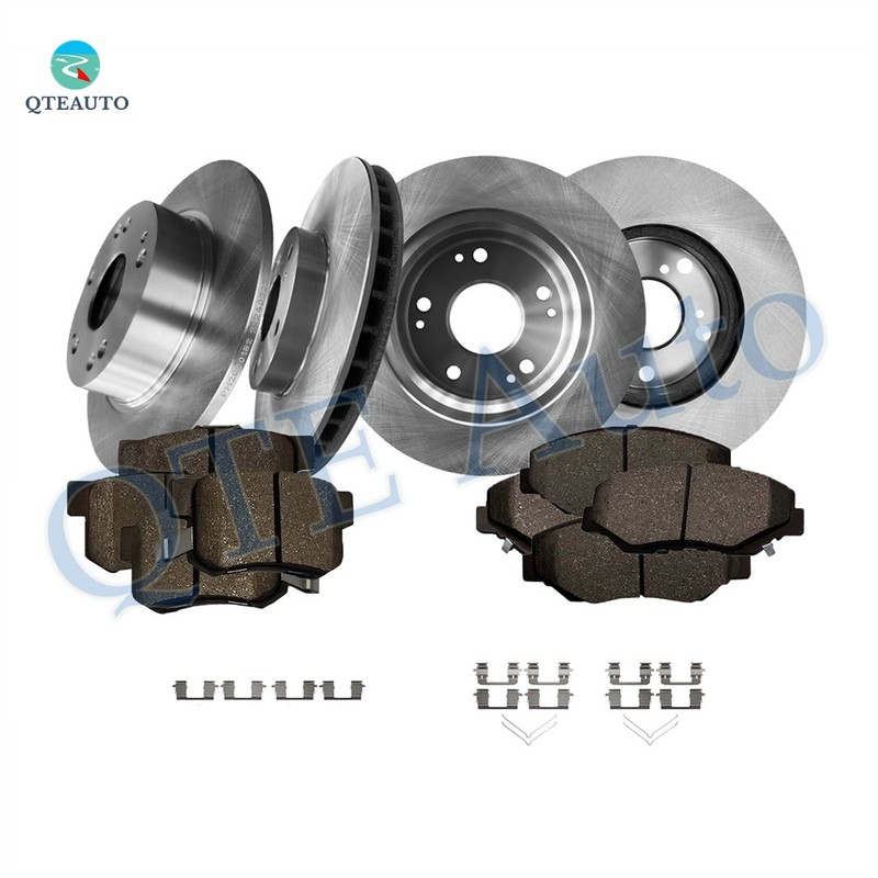 F 282-R 260 Brake Rotors-D958 7795-D537 7418 Brake Pad To 2003-2007 Honda Accord