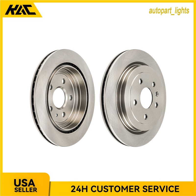 2Pcs Rear Disc Brake Rotors For Cadillac CTS 2010-2014 3.0L Cadillac CTS 2008