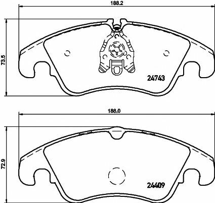 MINTEX Front BRAKE DISCS + PADS SET for AUDI A5 Sportback 2.0 TFSI 2009-2013 gallery